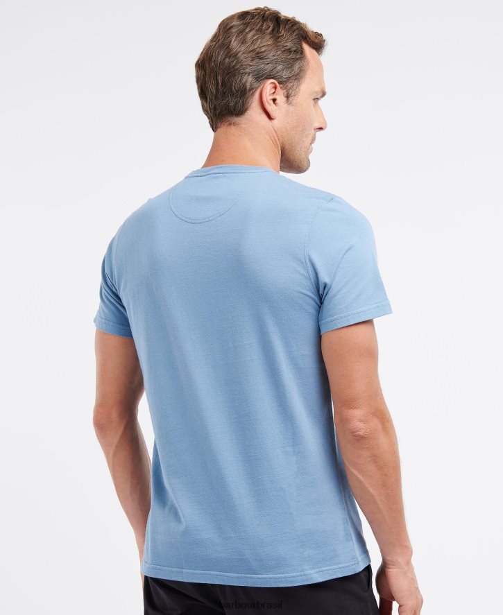 roupas Barbour camiseta formal hortelã empoeirada homens NH4442774