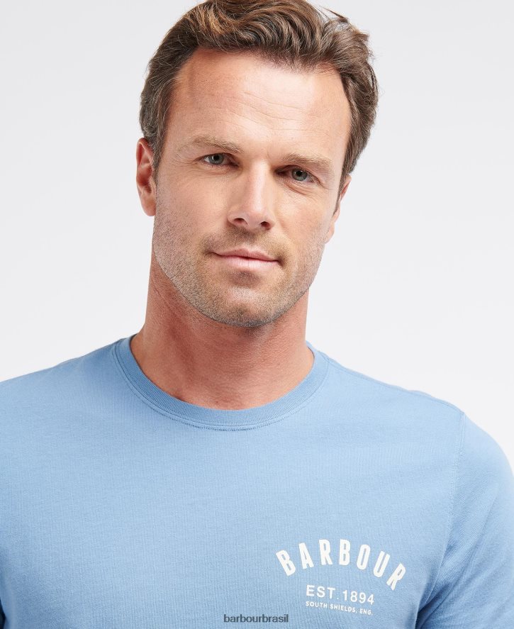 roupas Barbour camiseta formal hortelã empoeirada homens NH4442774