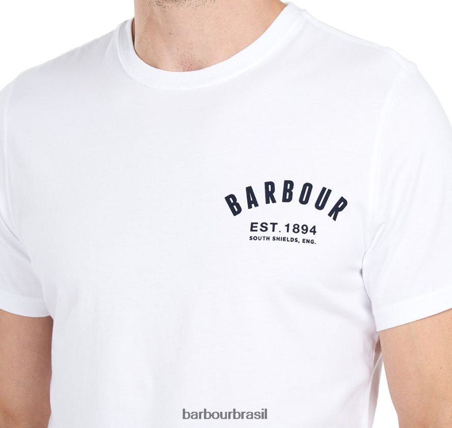 roupas Barbour camiseta formal hortelã empoeirada homens NH4442809