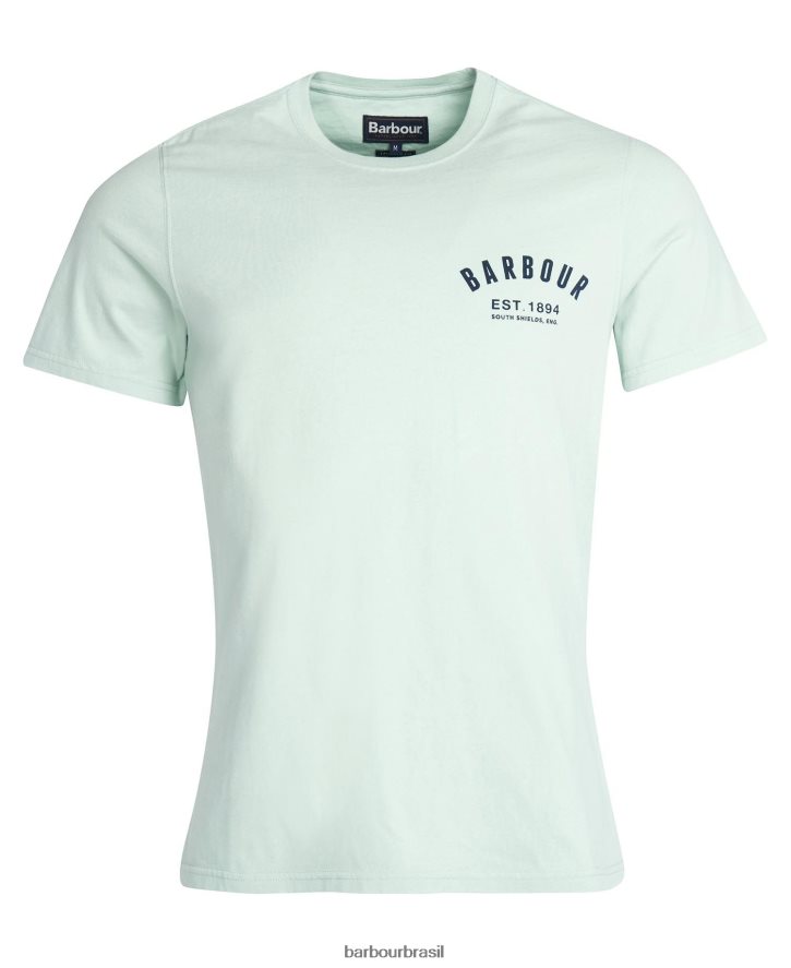 roupas Barbour camiseta formal hortelã empoeirada homens NH4442826