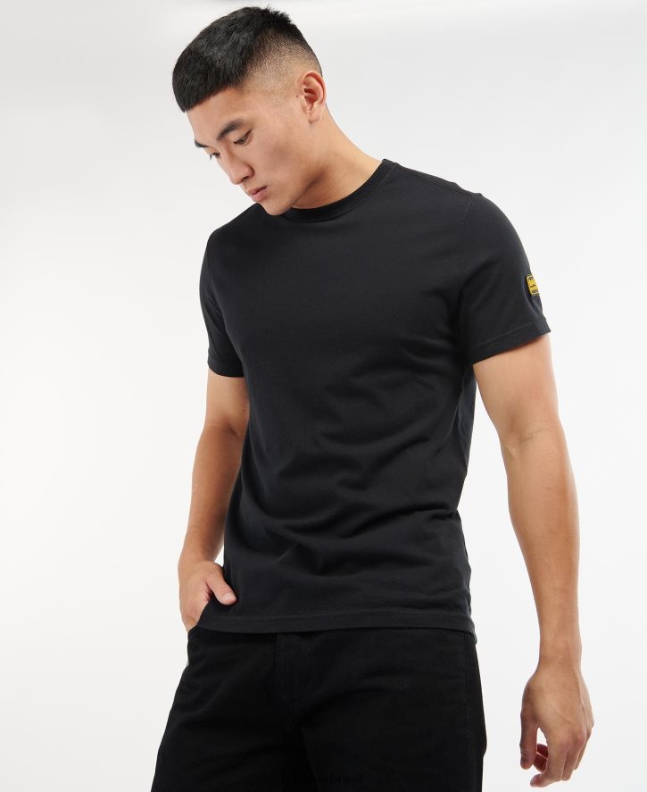 roupas Barbour camiseta internacional verde floresta homens NH4442756