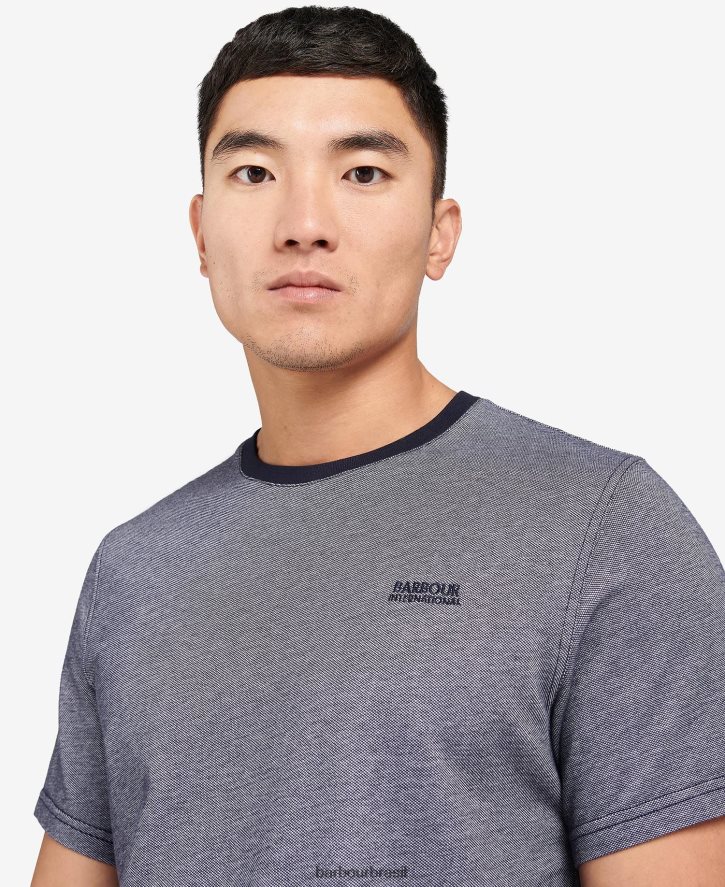 roupas Barbour camiseta morse céu noturno/sussurro branco homens NH4442897