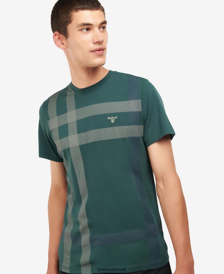 roupas Barbour camiseta normal pedra lavada homens NH4442963