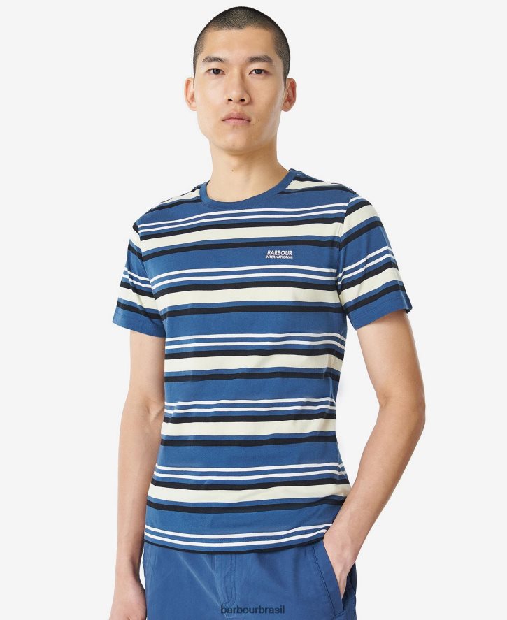 roupas Barbour camiseta norwood sussurro branco homens NH4442891