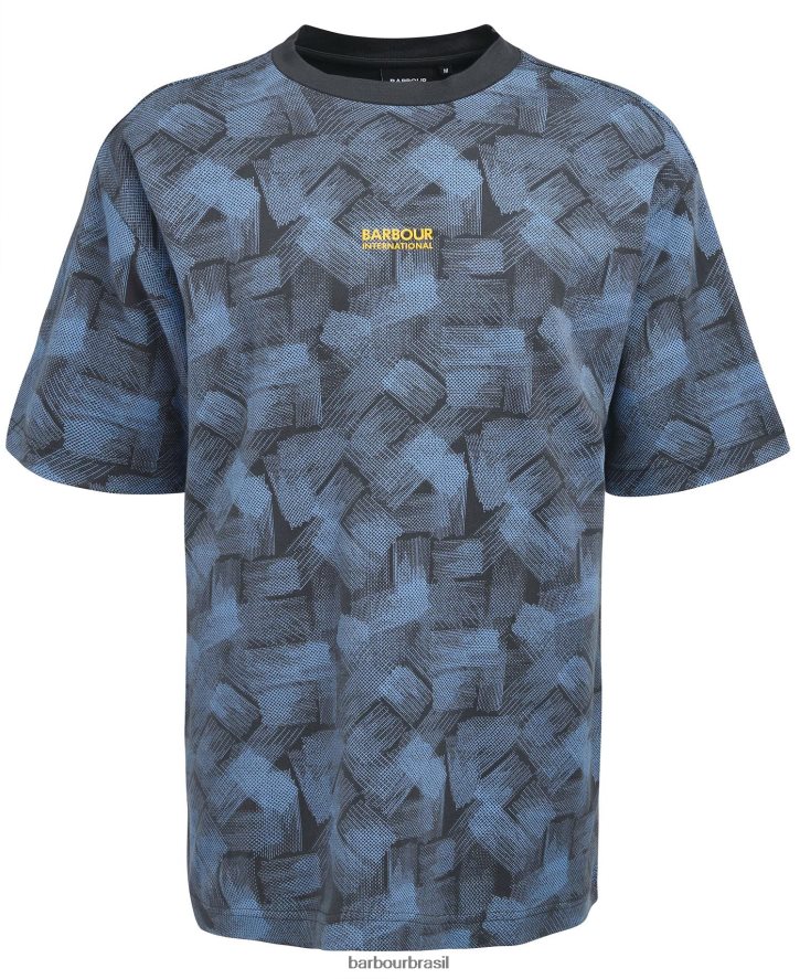 roupas Barbour camiseta oversized maxwell carvão homens NH4442875