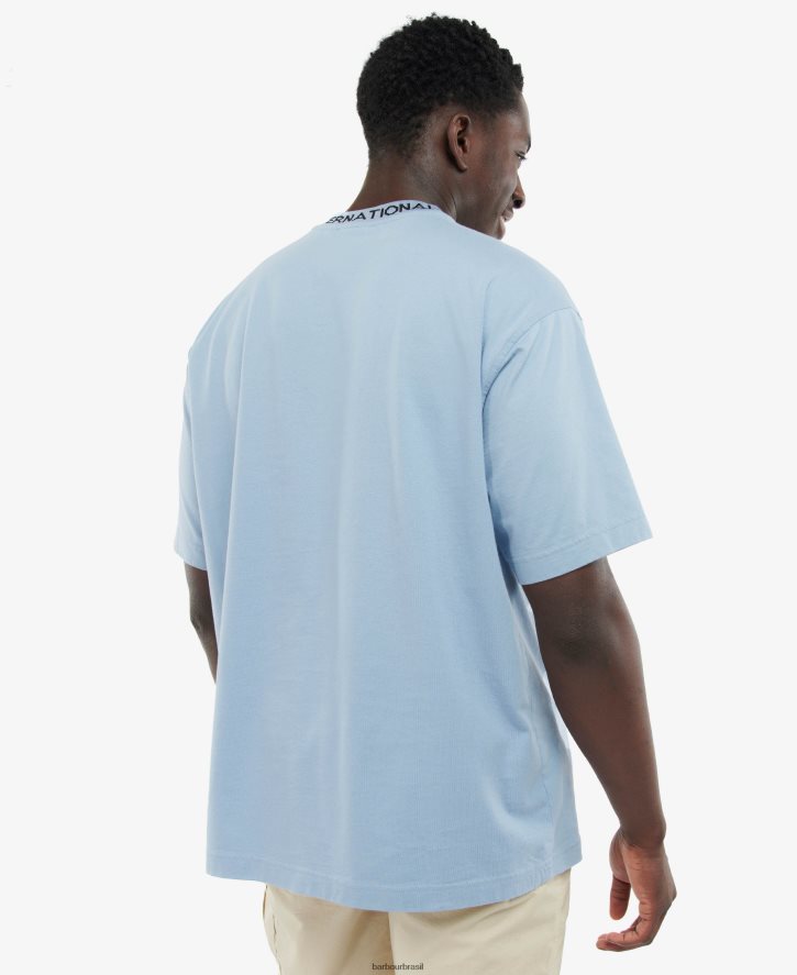 roupas Barbour camiseta oversized smith paloma homens NH4442842