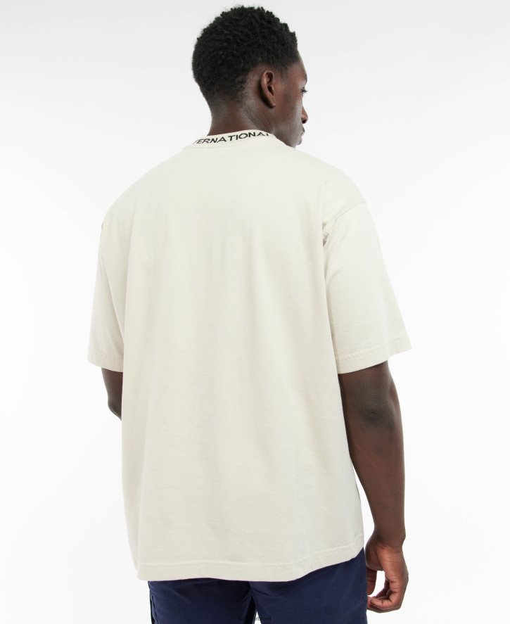 roupas Barbour camiseta oversized smith paloma homens NH4442848