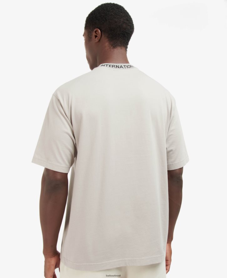 roupas Barbour camiseta oversized smith paloma homens NH4442869