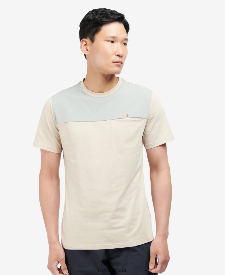 roupas Barbour camiseta painel woodham paloma homens NH4442922