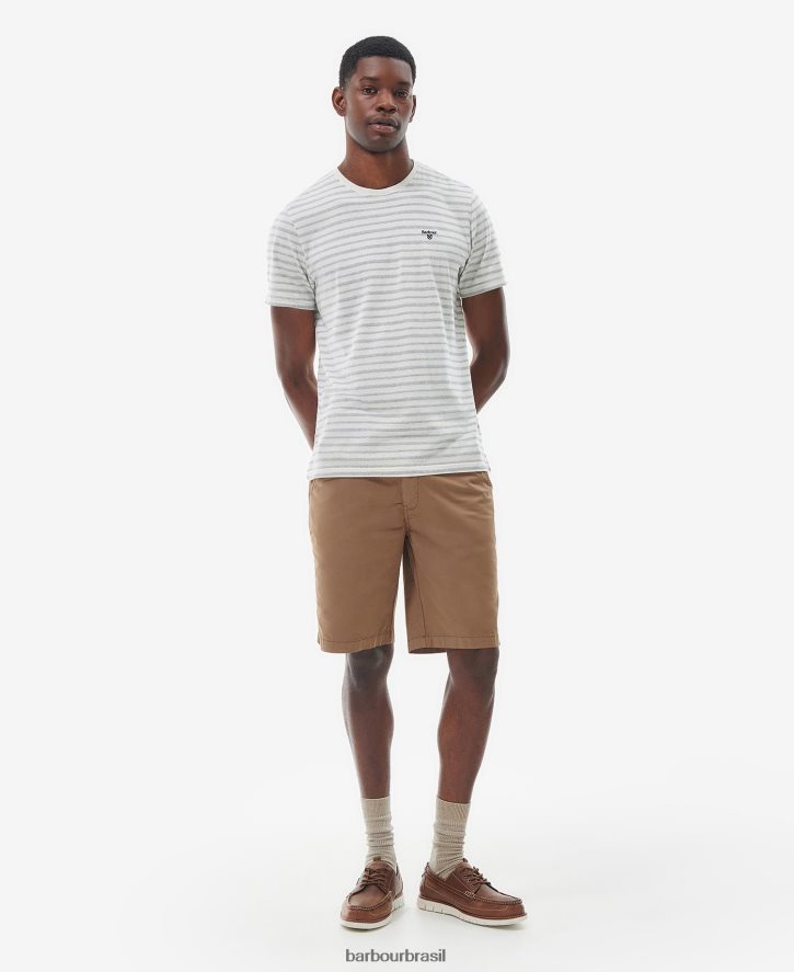 roupas Barbour camiseta piquê billingham pé de milho homens NH4442782