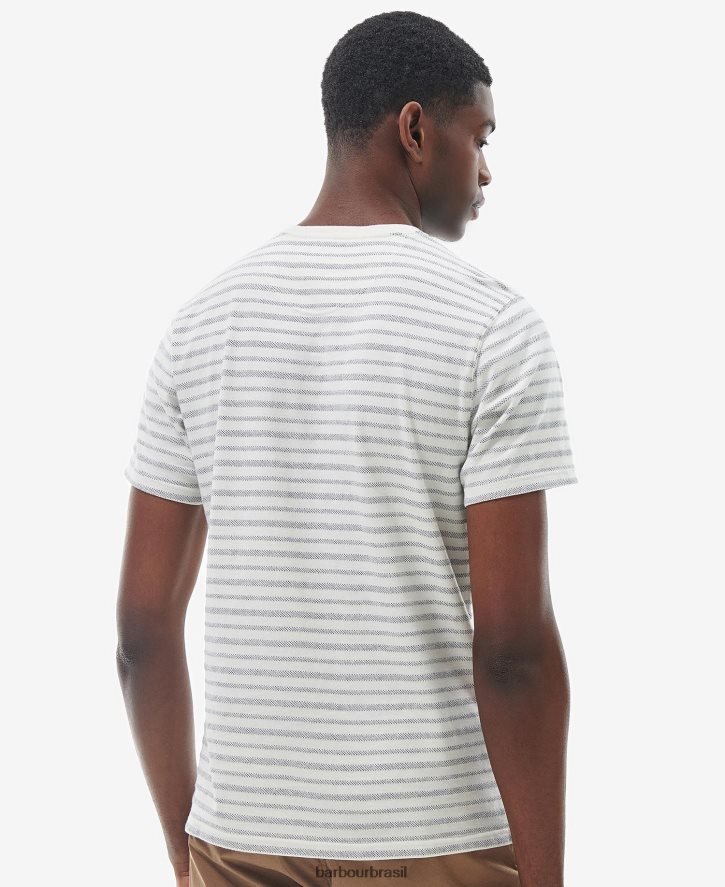 roupas Barbour camiseta piquê billingham pé de milho homens NH4442782