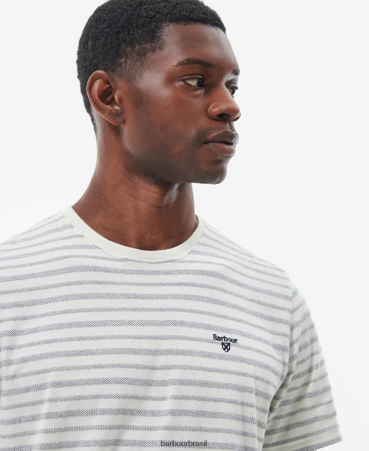 roupas Barbour camiseta piquê billingham pé de milho homens NH4442782