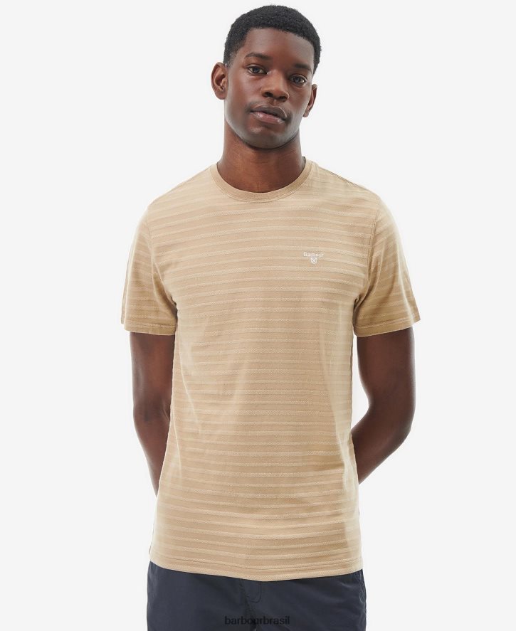 roupas Barbour camiseta piquê billingham pé de milho homens NH4442901