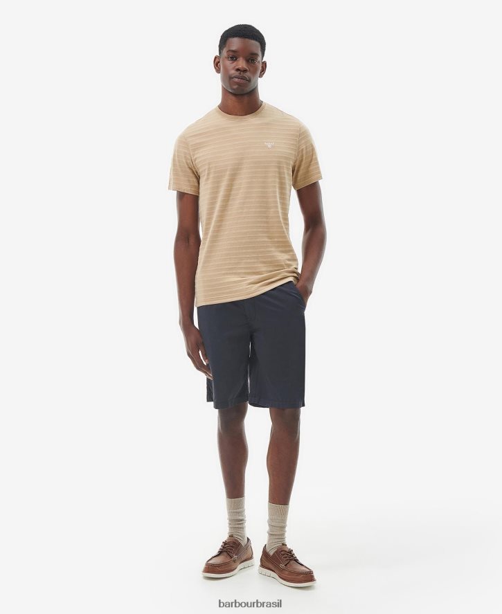 roupas Barbour camiseta piquê billingham pé de milho homens NH4442901