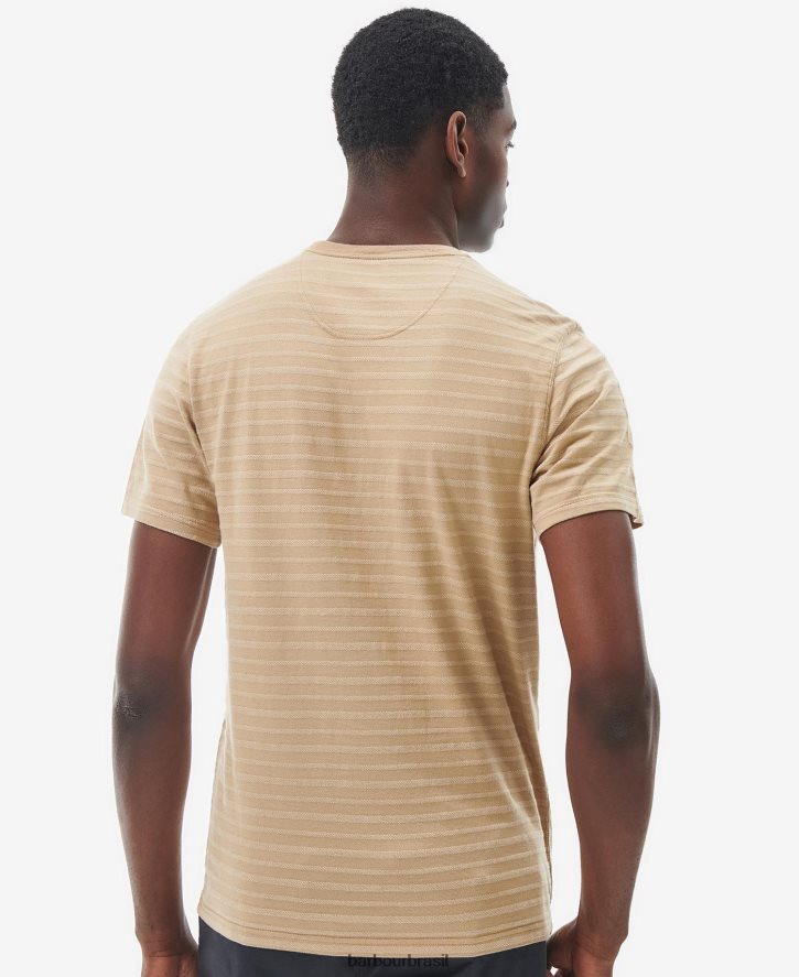 roupas Barbour camiseta piquê billingham pé de milho homens NH4442901