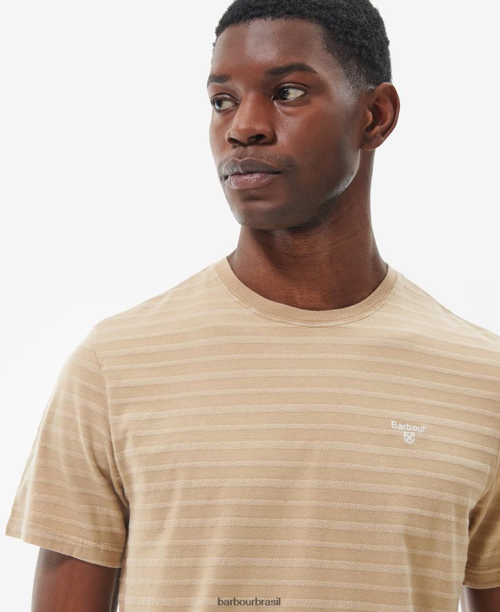 roupas Barbour camiseta piquê billingham pé de milho homens NH4442901