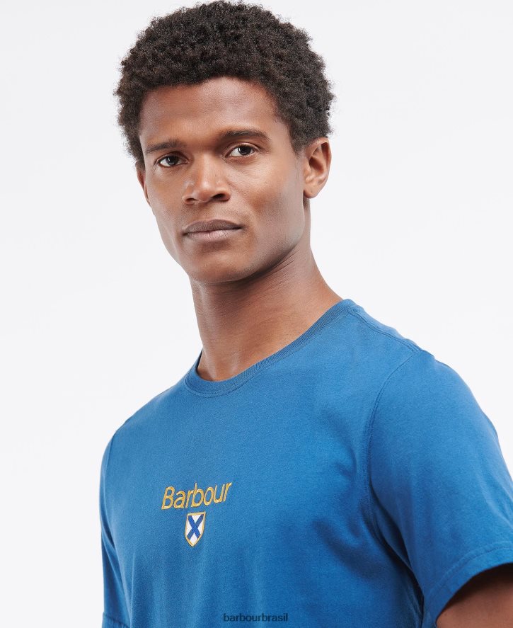 roupas Barbour emblema da camiseta sicômoro homens NH4442866