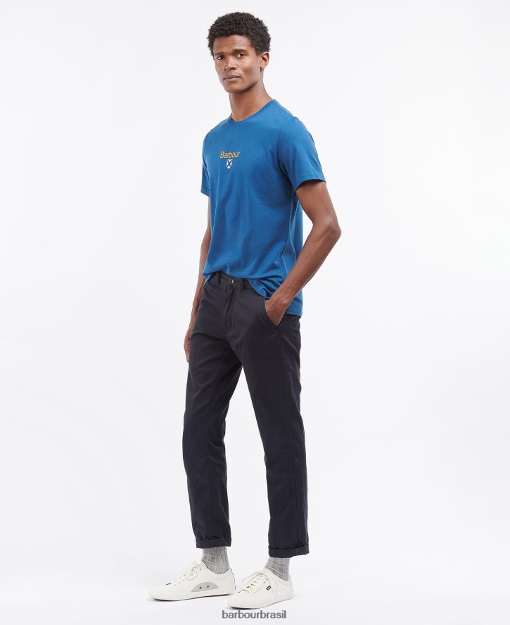 roupas Barbour emblema da camiseta sicômoro homens NH4442866