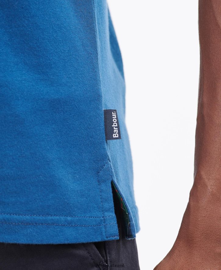 roupas Barbour emblema da camiseta sicômoro homens NH4442866