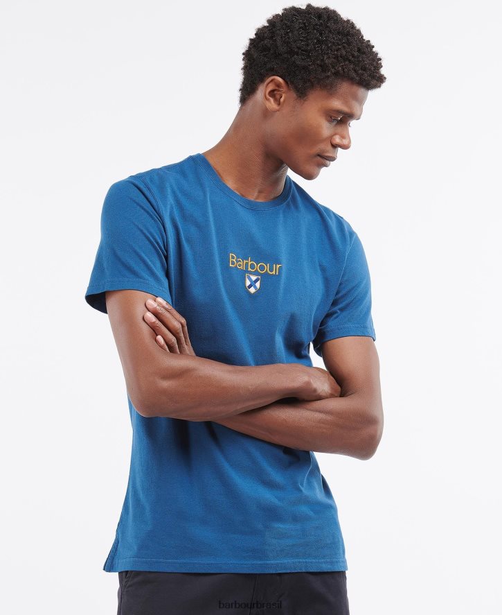roupas Barbour emblema da camiseta sicômoro homens NH4442866