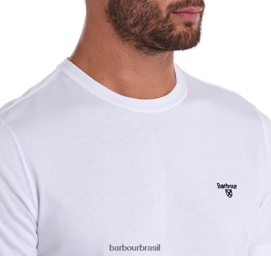 roupas Barbour esportes essenciais da camiseta algas marinhas homens NH4442751