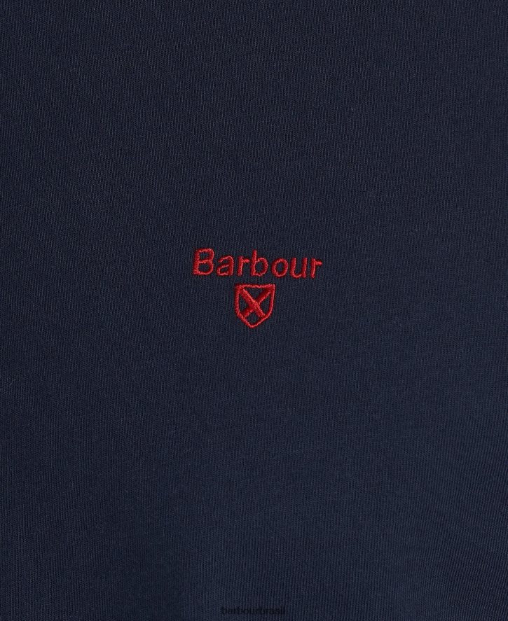 roupas Barbour esportes essenciais da camiseta cabernet homens NH4442753