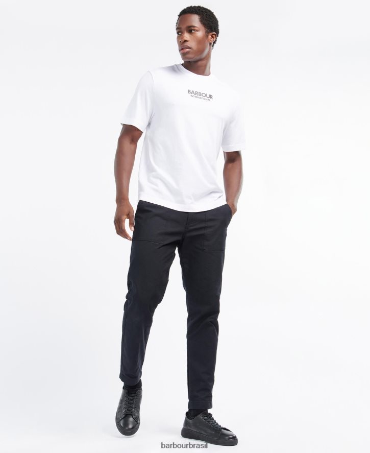 roupas Barbour fórmula camiseta internacional céu noturno homens NH4442877