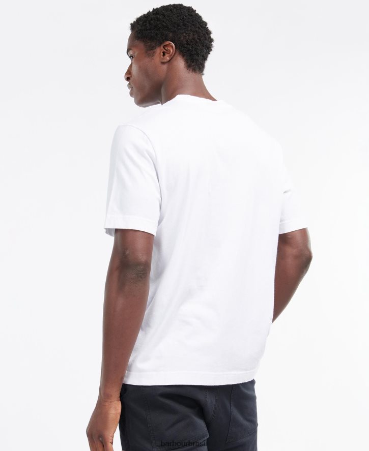 roupas Barbour fórmula camiseta internacional céu noturno homens NH4442877