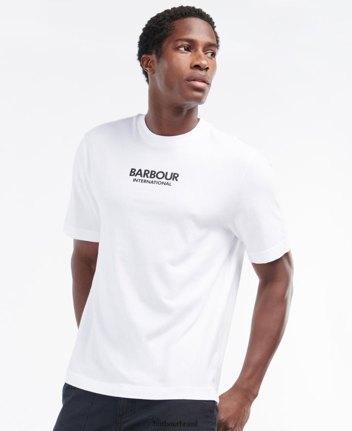 roupas Barbour fórmula camiseta internacional céu noturno homens NH4442877