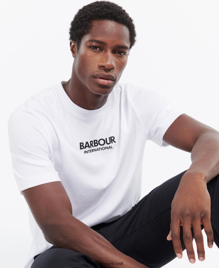 roupas Barbour fórmula camiseta internacional céu noturno homens NH4442877