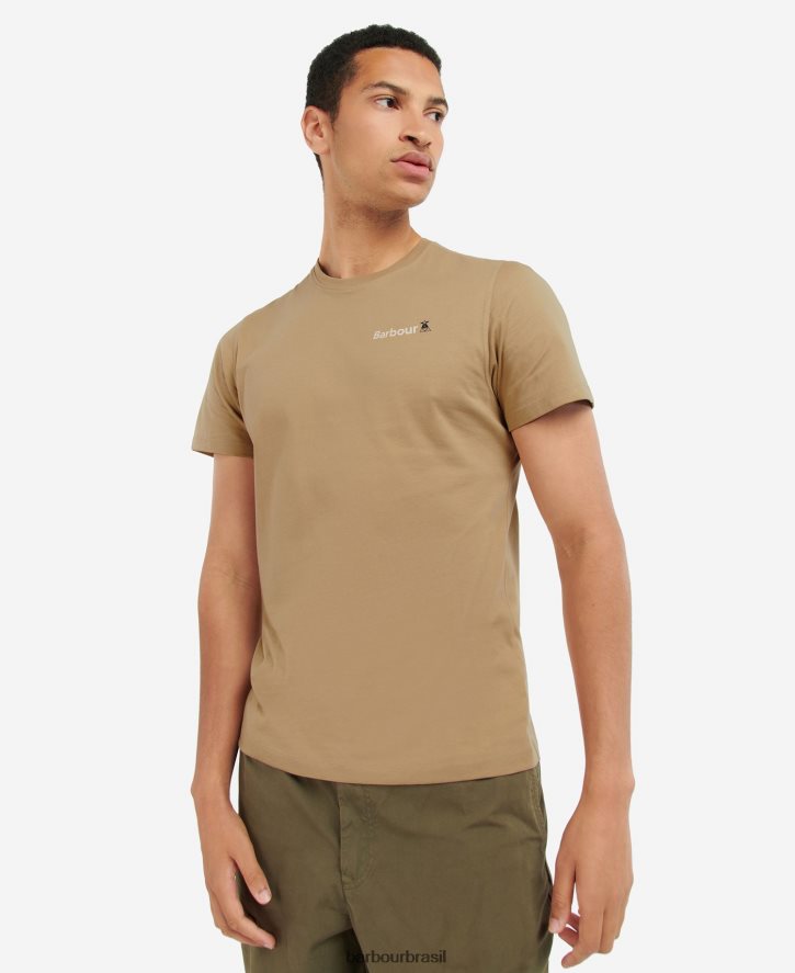 roupas Barbour t-shirt gráfico de farol de rebanho trincheira homens NH4442925