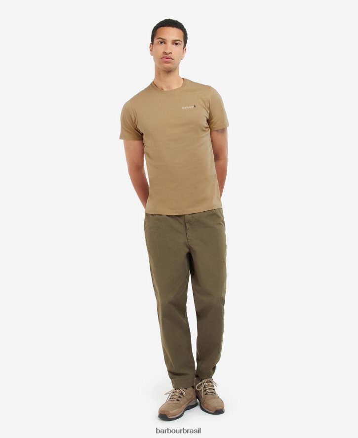 roupas Barbour t-shirt gráfico de farol de rebanho trincheira homens NH4442925