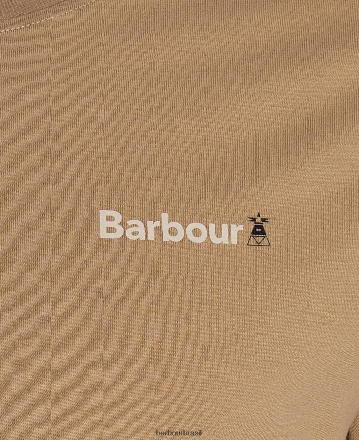 roupas Barbour t-shirt gráfico de farol de rebanho trincheira homens NH4442925