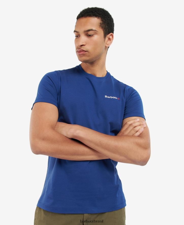 roupas Barbour t-shirt gráfico de farol de rebanho trincheira homens NH4442928