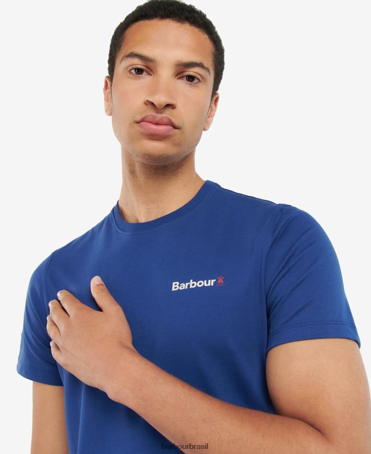 roupas Barbour t-shirt gráfico de farol de rebanho trincheira homens NH4442928