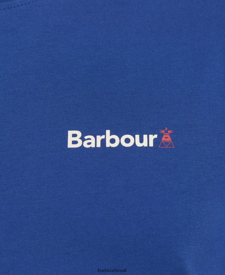 roupas Barbour t-shirt gráfico de farol de rebanho trincheira homens NH4442928
