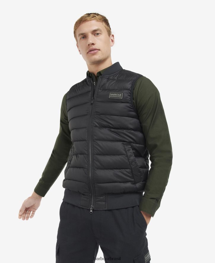 roupas Barbour colete acolchoado elgin Oliva homens NH4442266
