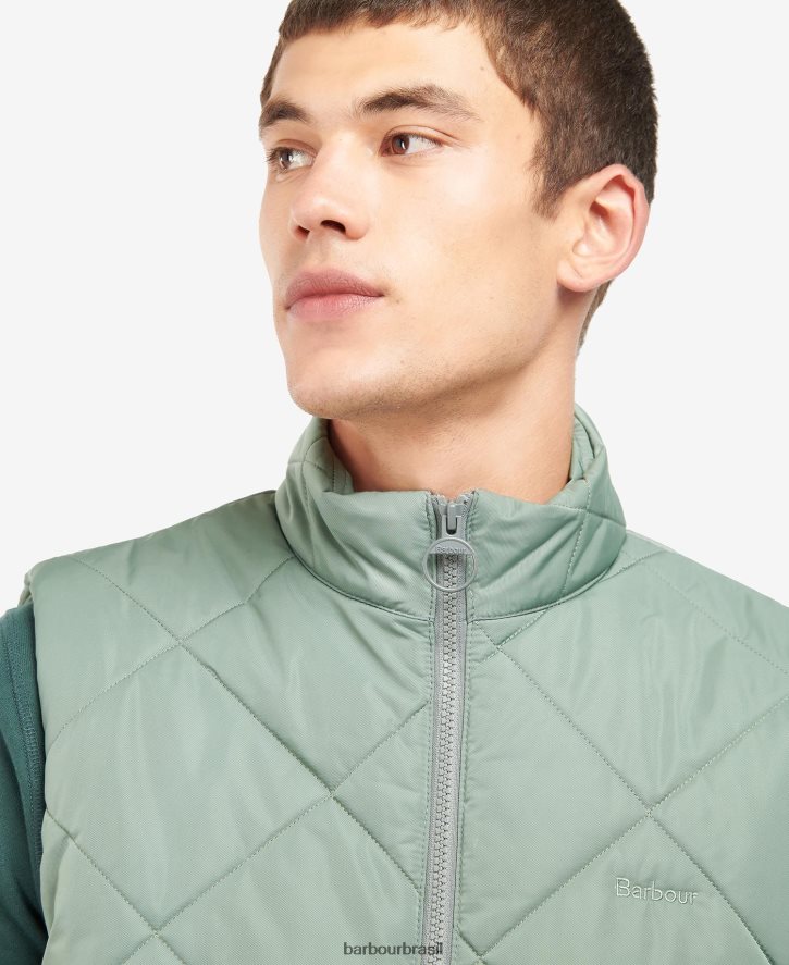 roupas Barbour colete acolchoado finchley marinho clássico homens NH4442244