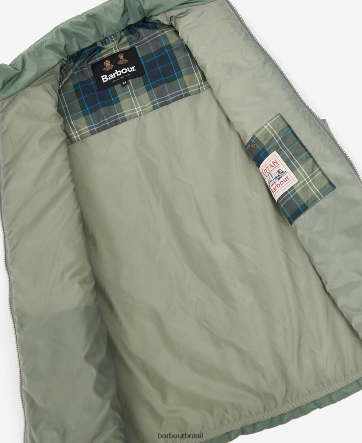 roupas Barbour colete acolchoado finchley marinho clássico homens NH4442244