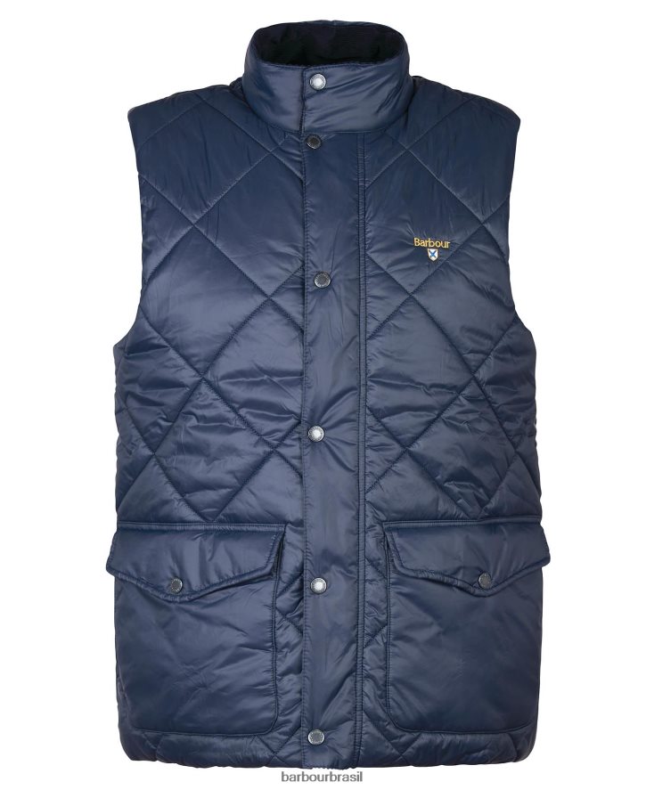 roupas Barbour colete acolchoado templeton verde clássico homens NH4442254