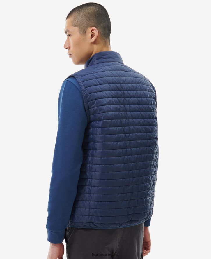 roupas Barbour colete belgrave marinha de oxford homens NH4442257