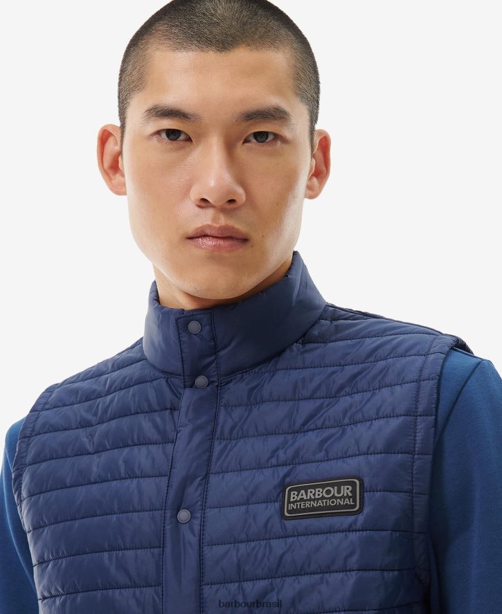 roupas Barbour colete belgrave marinha de oxford homens NH4442257