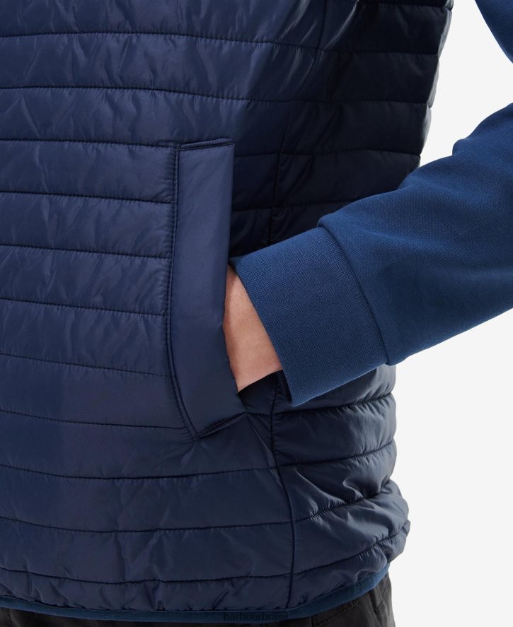 roupas Barbour colete belgrave marinha de oxford homens NH4442257