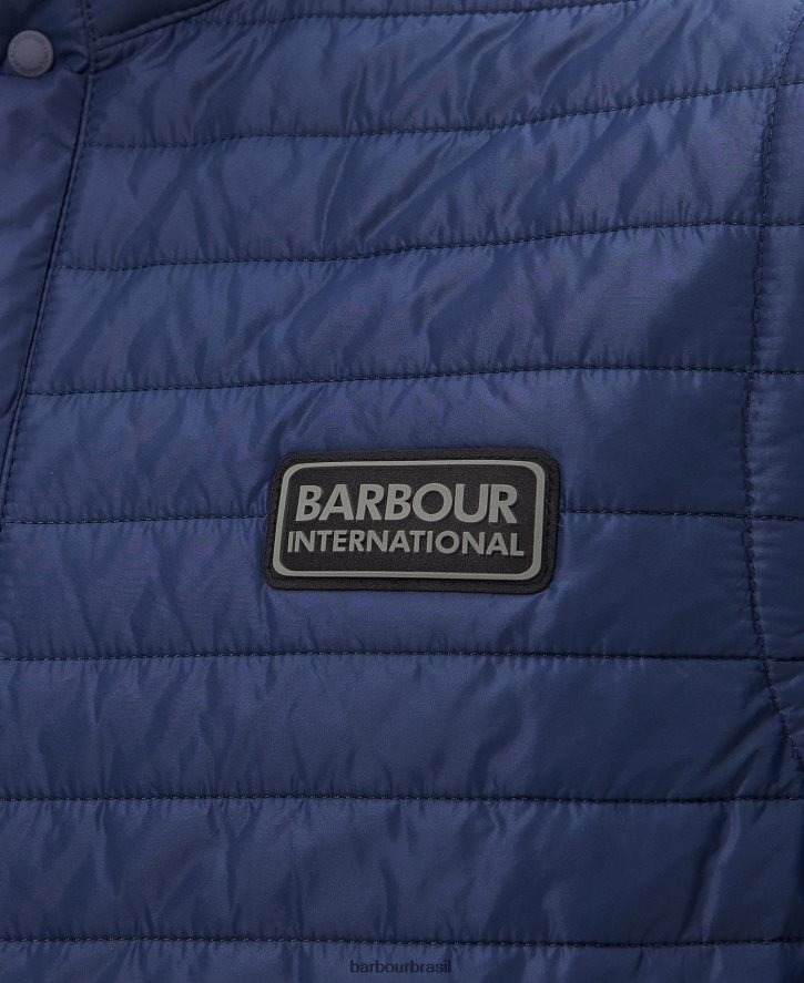 roupas Barbour colete belgrave marinha de oxford homens NH4442257