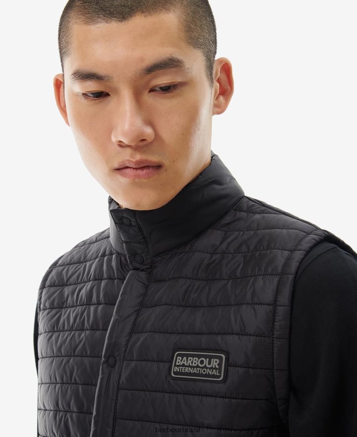 roupas Barbour colete belgrave marinha de oxford homens NH4442261