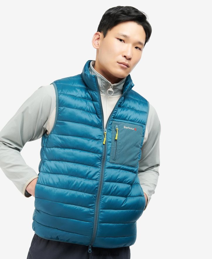 roupas Barbour colete burnall marinho clássico homens NH4442234