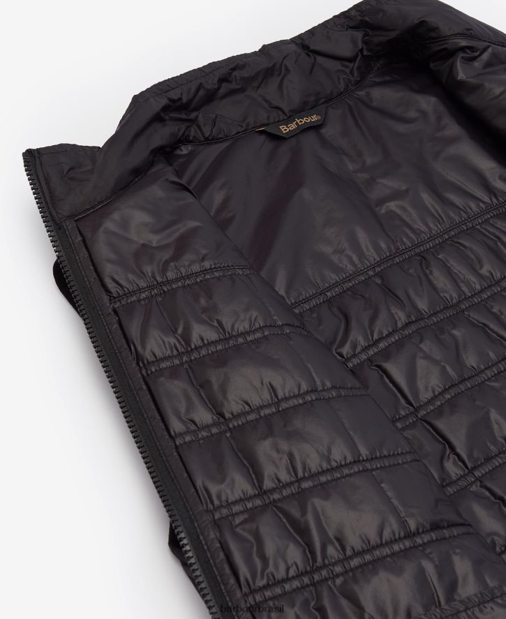 roupas Barbour colete iônico preto clássico homens NH4442260