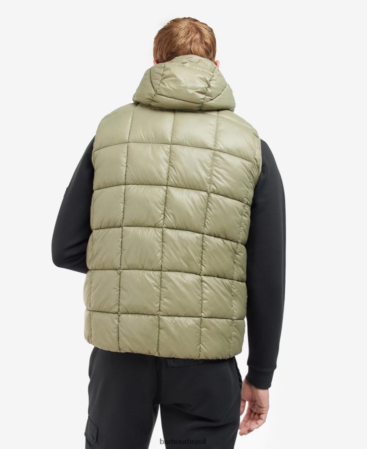 roupas Barbour colete ponte alta preto clássico homens NH4442267