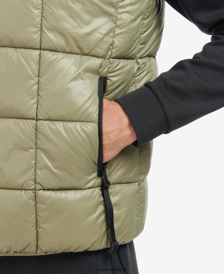 roupas Barbour colete ponte alta preto clássico homens NH4442267