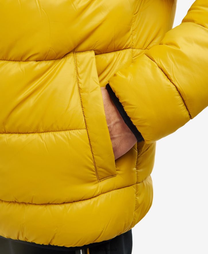 roupas Barbour Jaqueta acolchoada bobber legacy carvão homens NH4442168